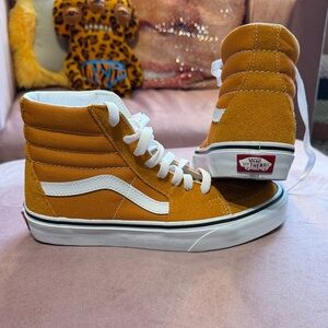 Vans High Top Sk8-Hi Sneakers - Mustard